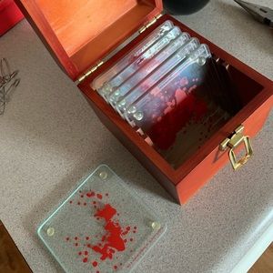 Dexter Blood Slide Coasters